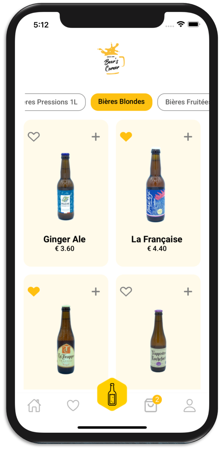 mobile e-commerce app