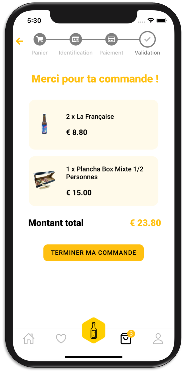 mobile e-commerce app