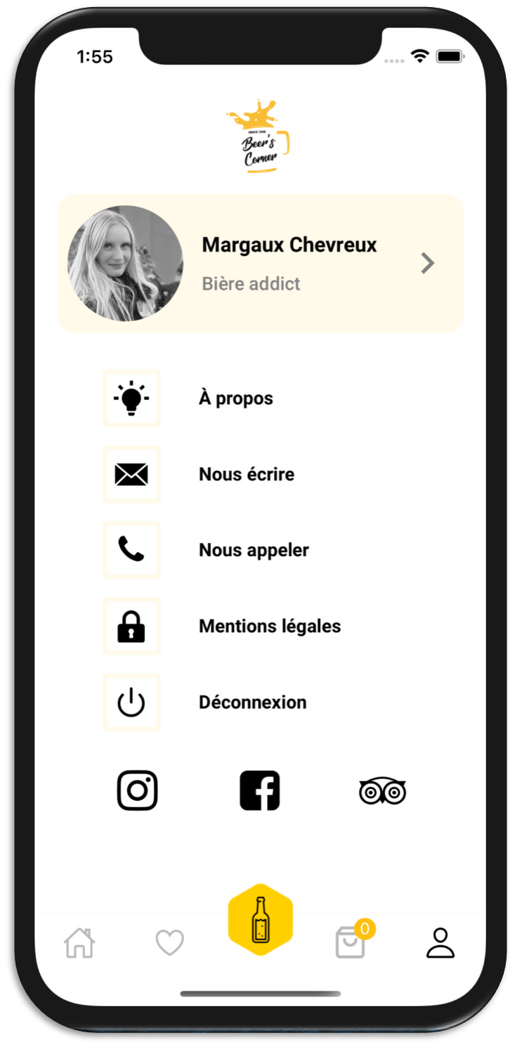mobile e-commerce app