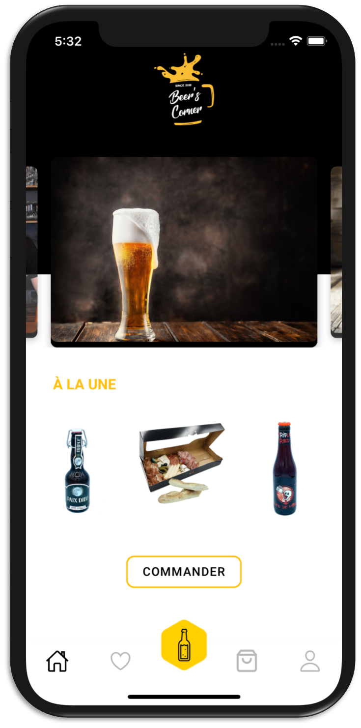 mobile e-commerce app