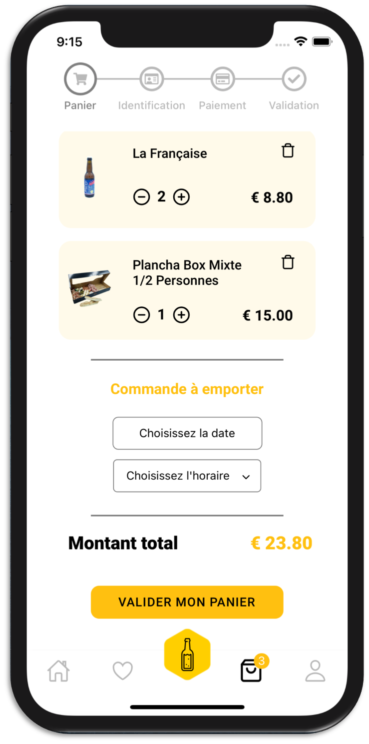 mobile e-commerce app