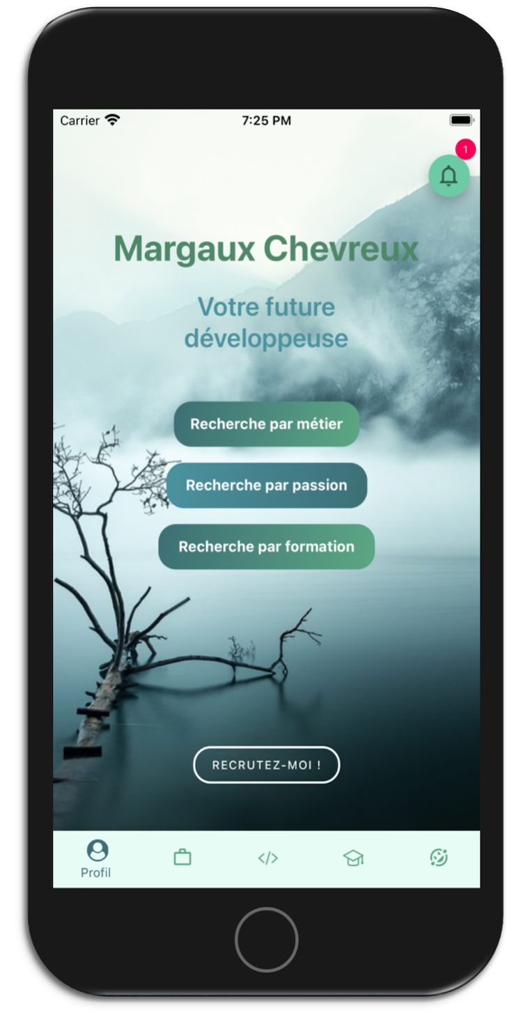 mobile CV app