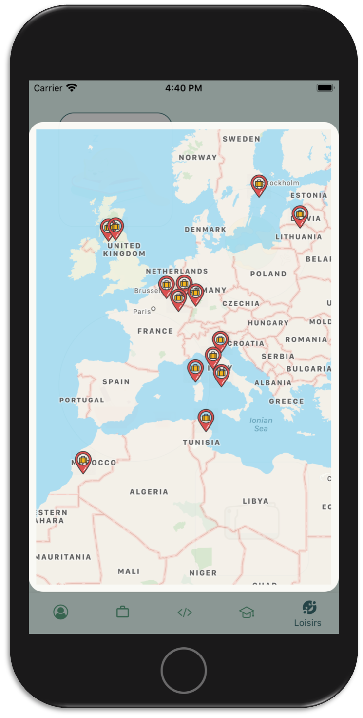 mobile CV app